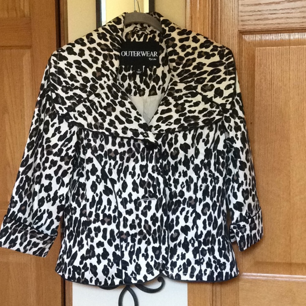 Leopard Print Jacket Fully Lined. Never Worn! - image 1